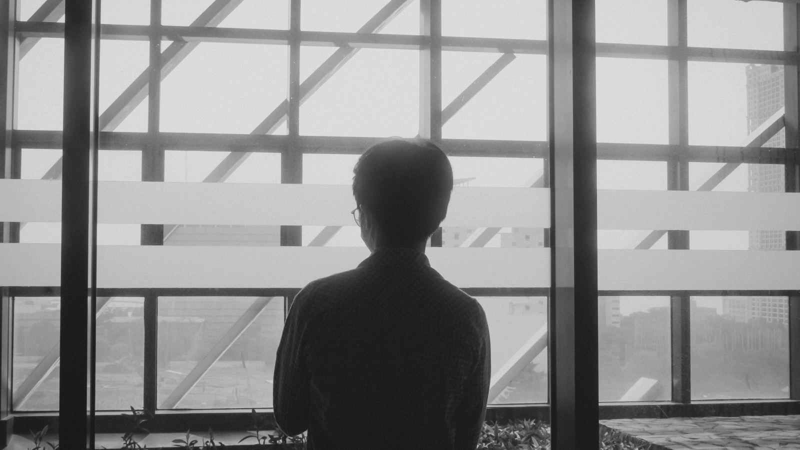 quiet reflection by the window